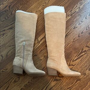 Tan Knee-High Women's Boots